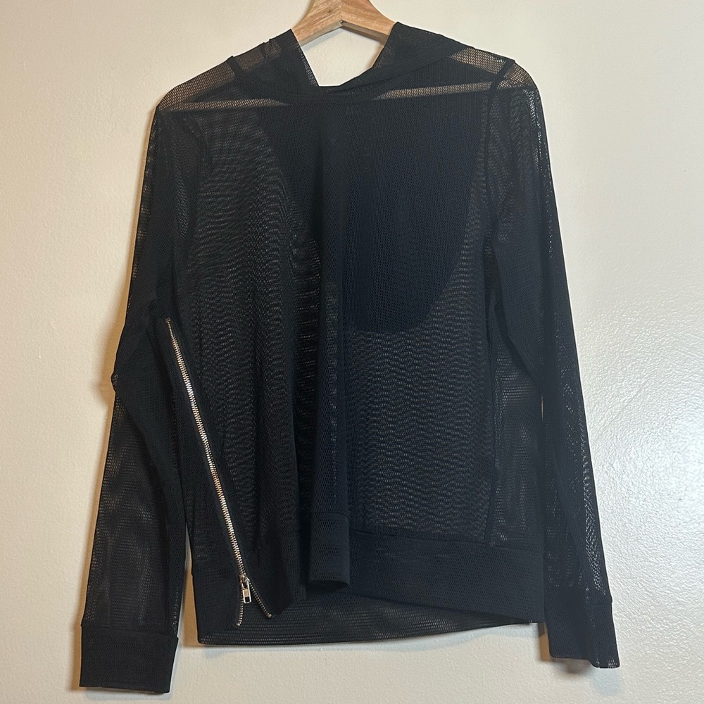 Forever 21 mesh hoodie